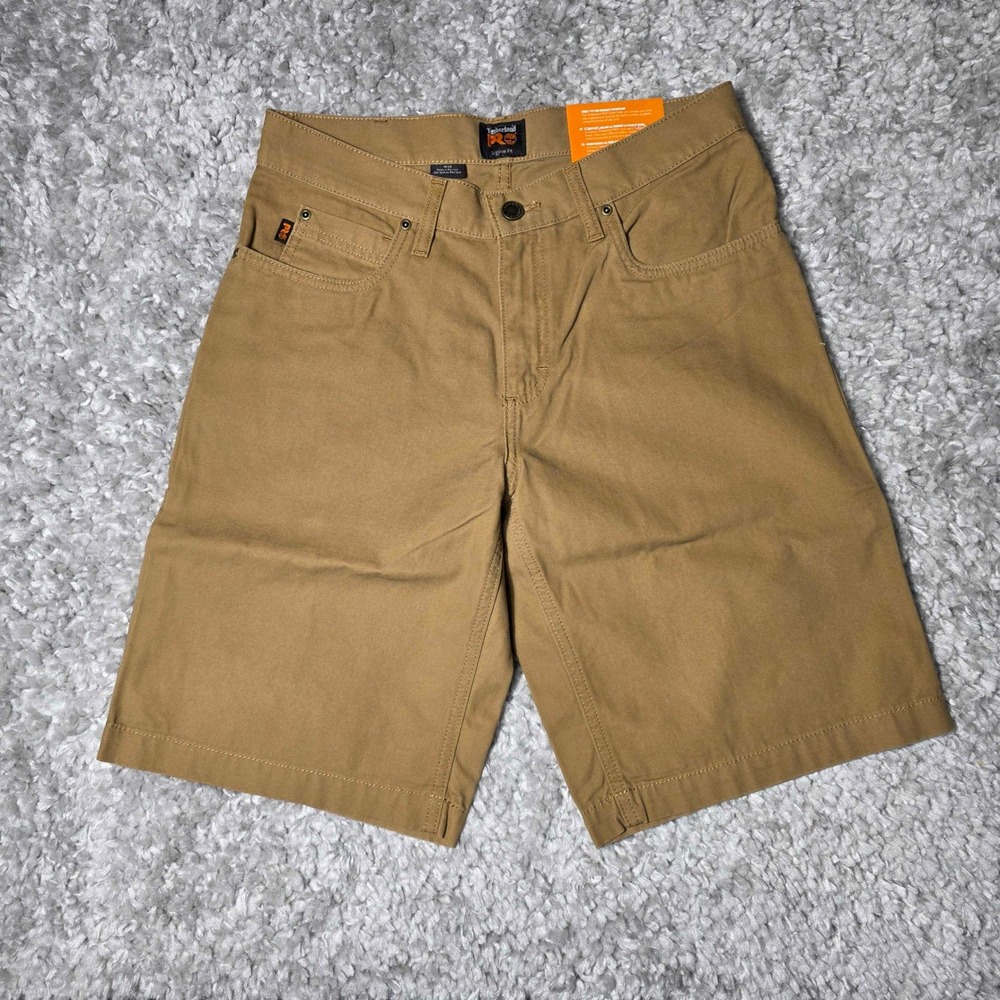 Timberland PRO Son-of-a-Short Canvas Work Shorts 11" Men's 30 Dark Wheat Tan NWT